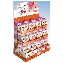 KINDER JOY CHOCOLATE GIRLS, PACK OF 24 - 35 R.S 